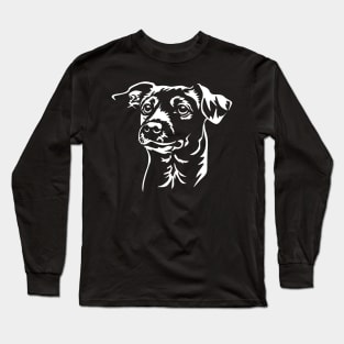 Jack Russell Dog Dogs - Jack Russell Head Long Sleeve T-Shirt